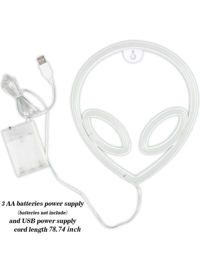 لافتة نيون بإضاءة LED أزرق/ وردي - Image 3